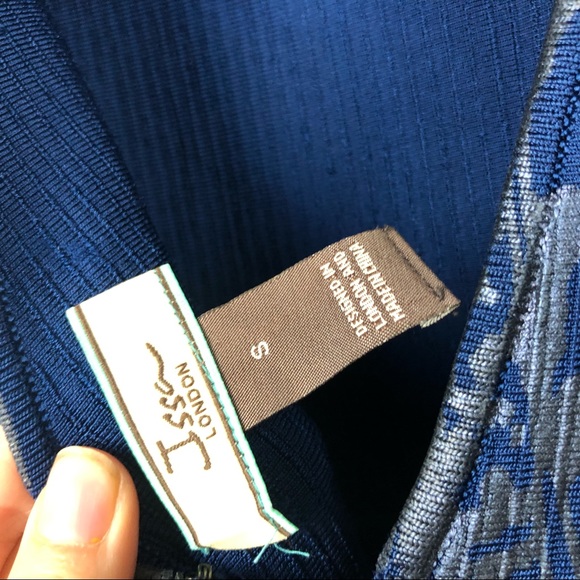 Issa London knit printed fit and flare midi dress - Picture 4 of 4